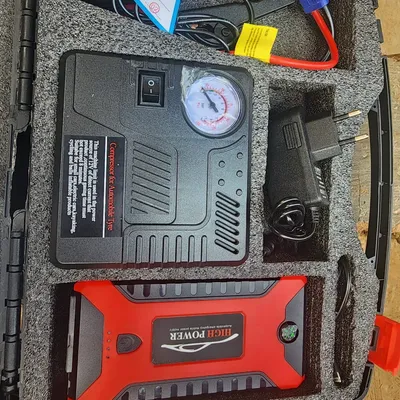 Buy Car Jump Starter Powerbank With Air Compressor - Premium Car Accessories for Performance